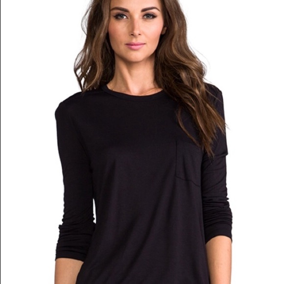 T Alexander Wang Black Long Sleeve 